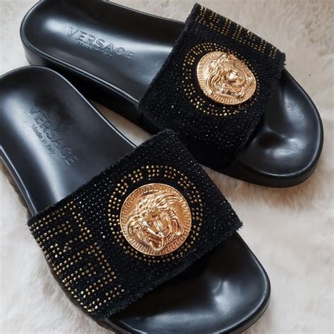 versace sandalen 600|Versace sandals.